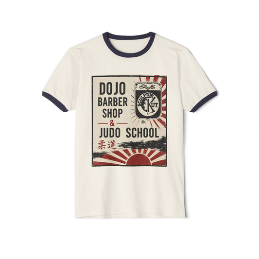 Dojo Barber Shop & Judo School Ringer T-Shirt