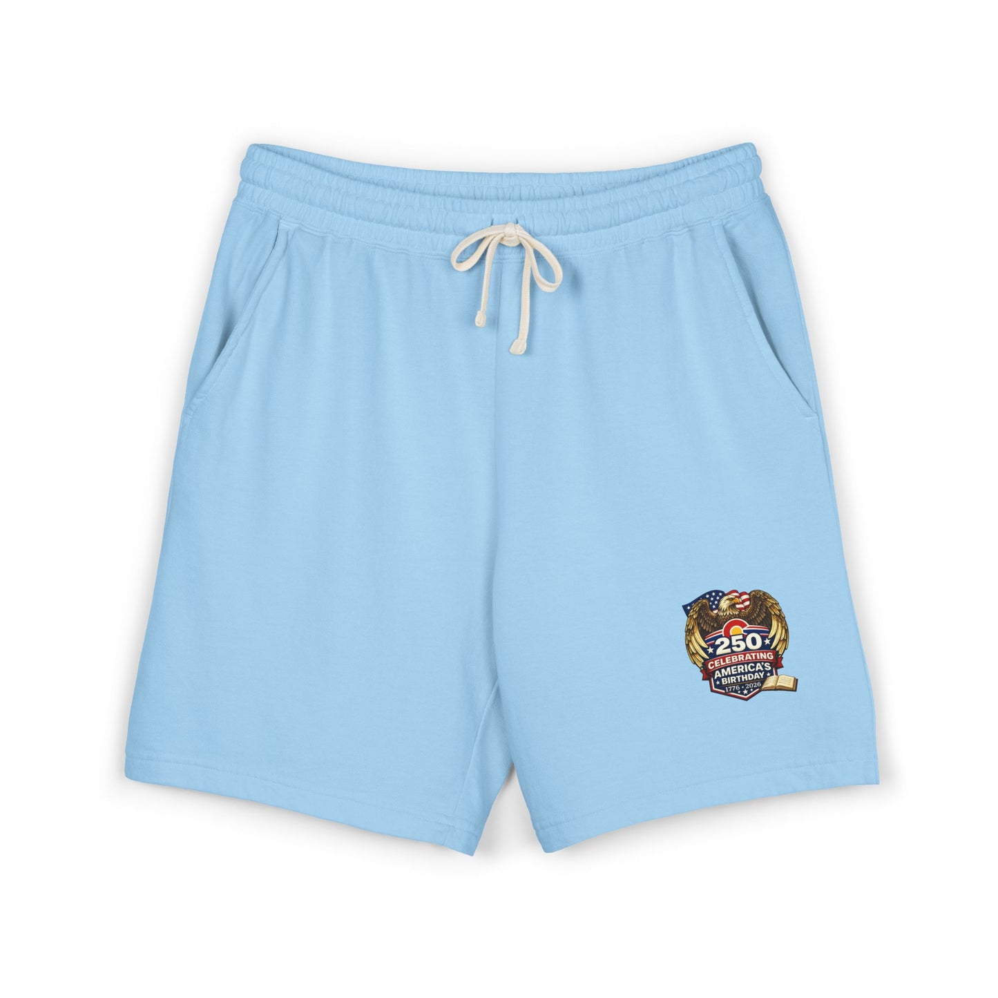 Unisex Garment-Dyed Lightweight Fleece Sweat Shorts