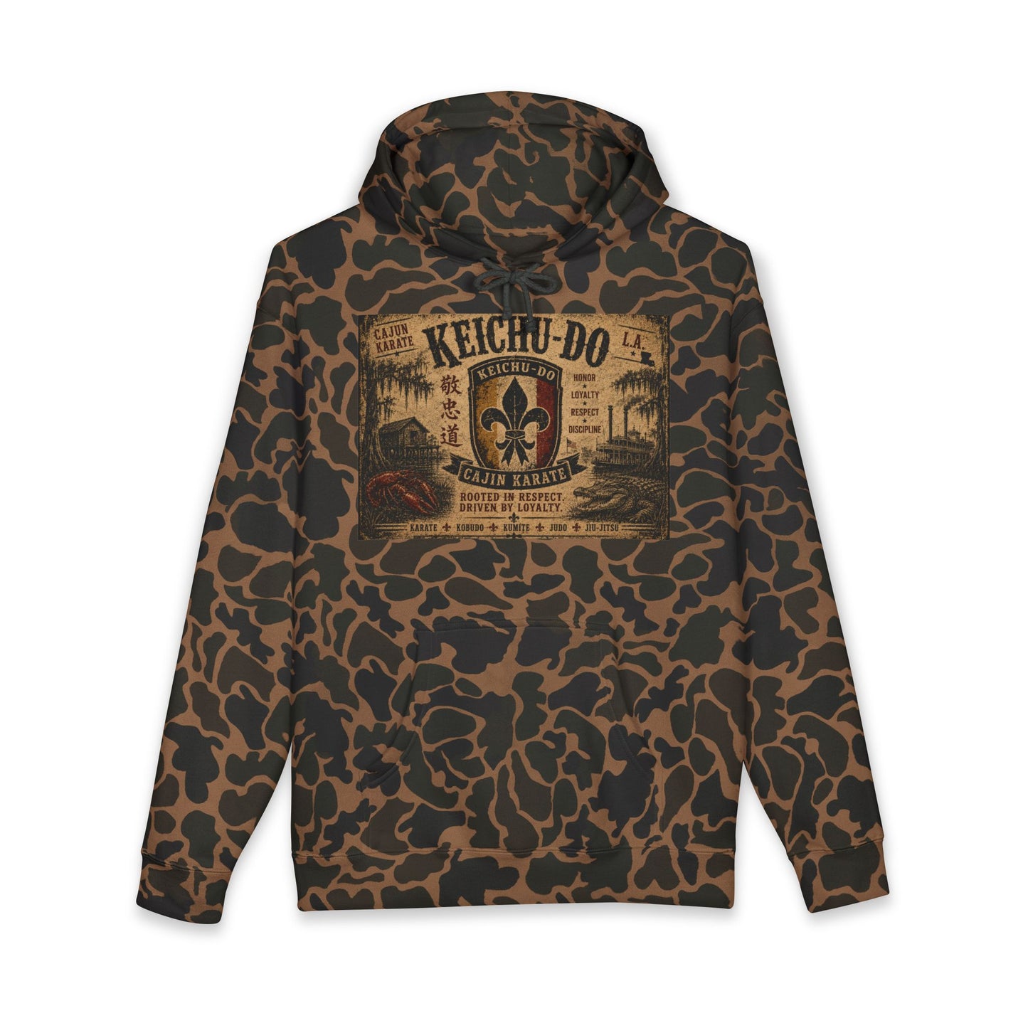 Keichu-Do Cajun Karate Hoodie — Vintage Bayou Martial Arts Streetwear