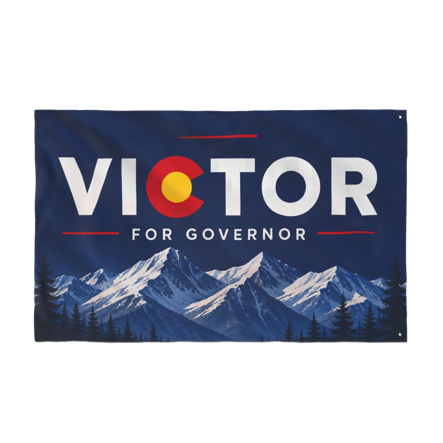 TAKE IT BACK double sided Victor for Governor Double-Sided Flag — Political Campaign Flag
