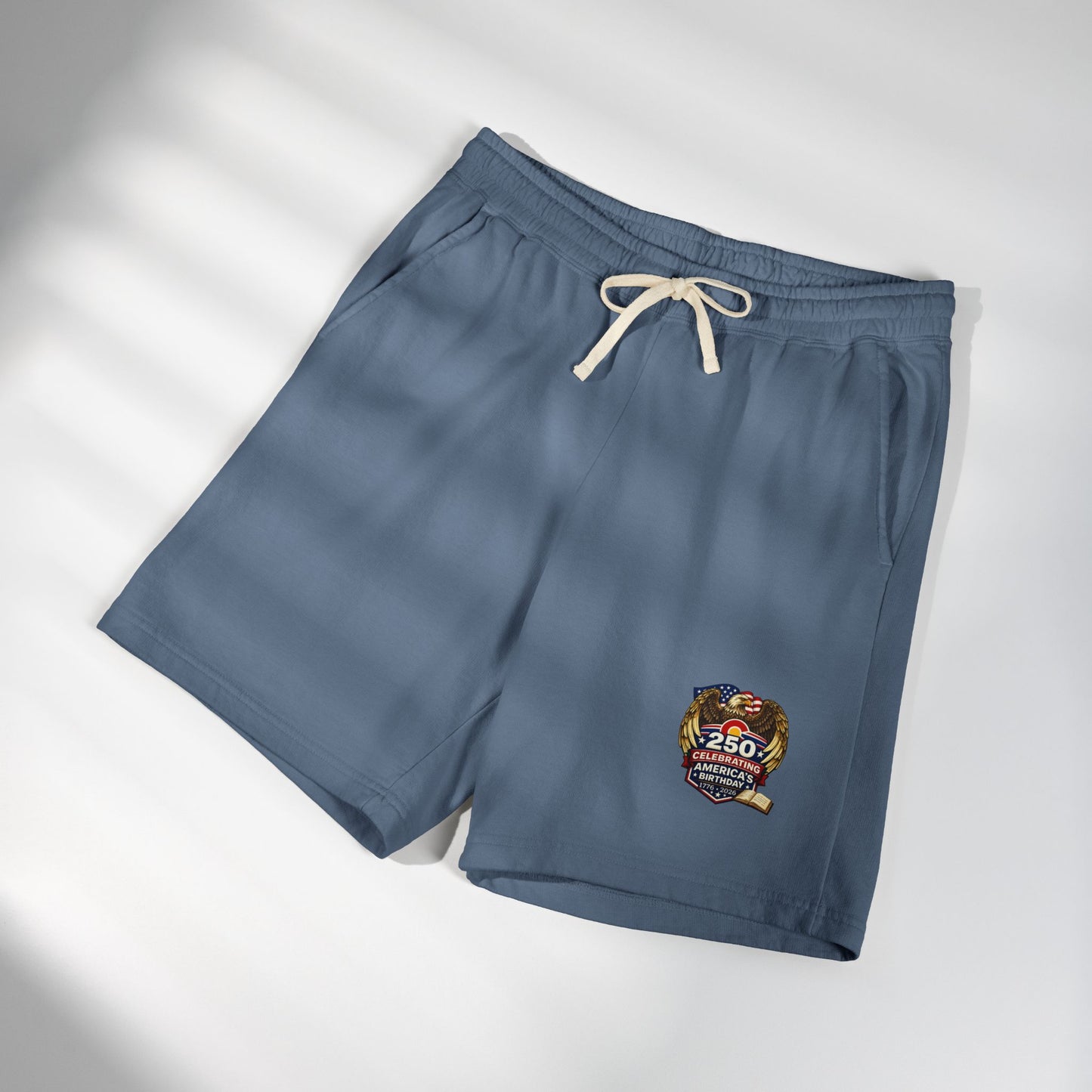 Unisex Garment-Dyed Lightweight Fleece Sweat Shorts