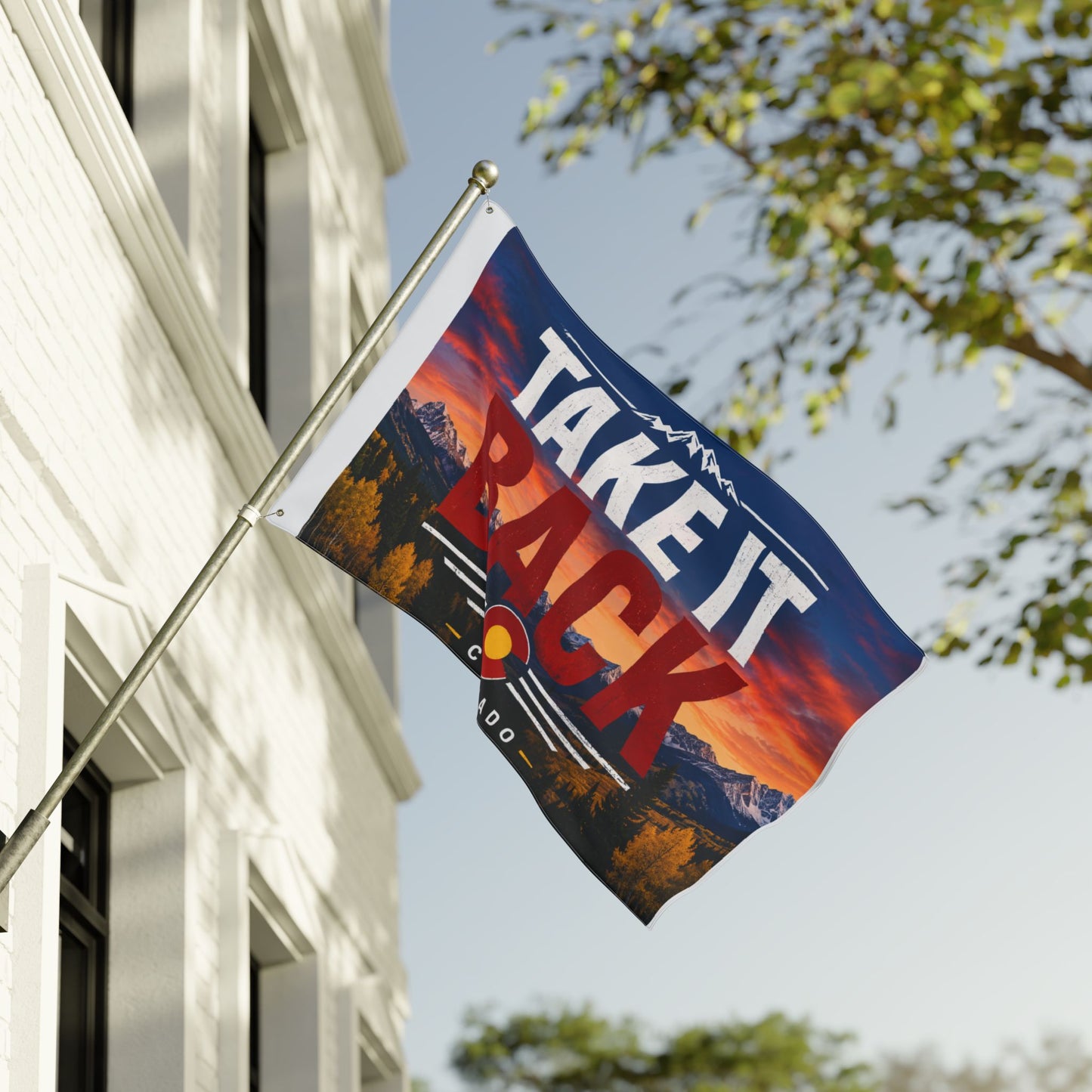 TAKE IT BACK double sided Victor for Governor Double-Sided Flag — Political Campaign Flag