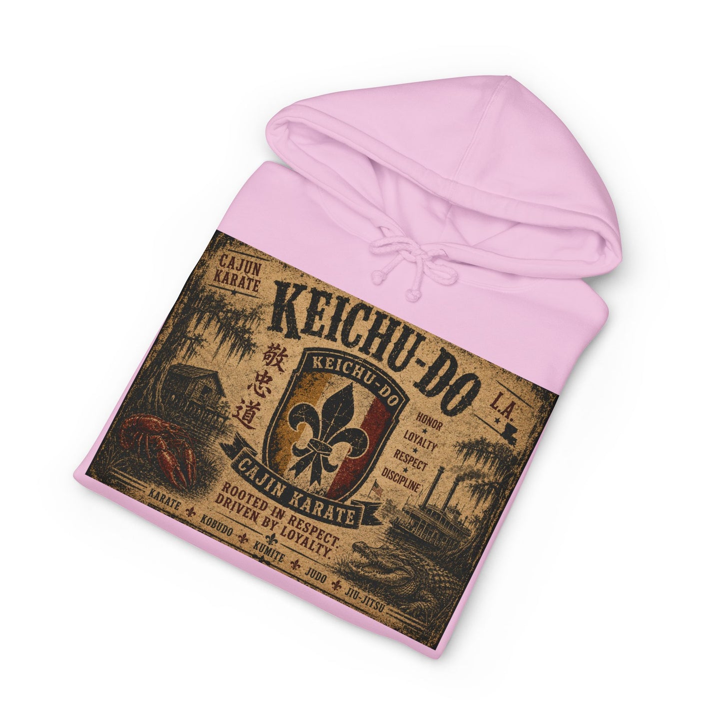 Keichu-Do Cajun Karate Hoodie — Vintage Bayou Martial Arts Streetwear