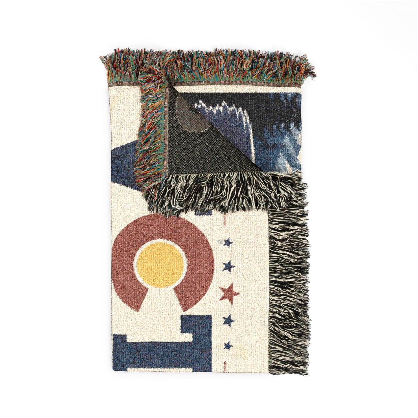 Vote with Conscience Colorado Woven Blanket — Victory for 2026 Political Throw