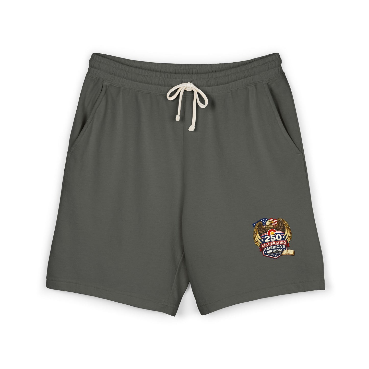 Unisex Garment-Dyed Lightweight Fleece Sweat Shorts