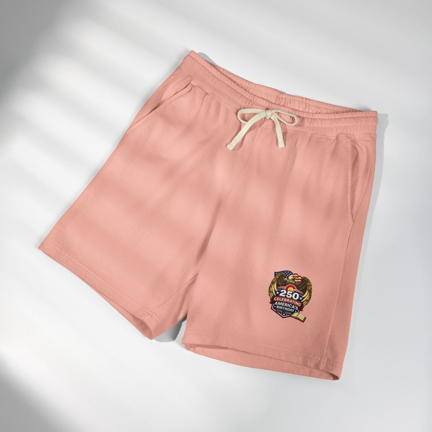 Unisex Garment-Dyed Lightweight Fleece Sweat Shorts