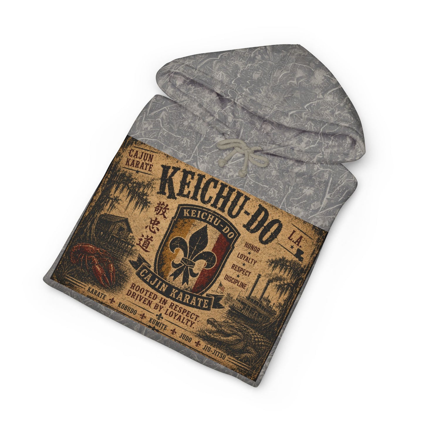 Keichu-Do Cajun Karate Hoodie — Vintage Bayou Martial Arts Streetwear