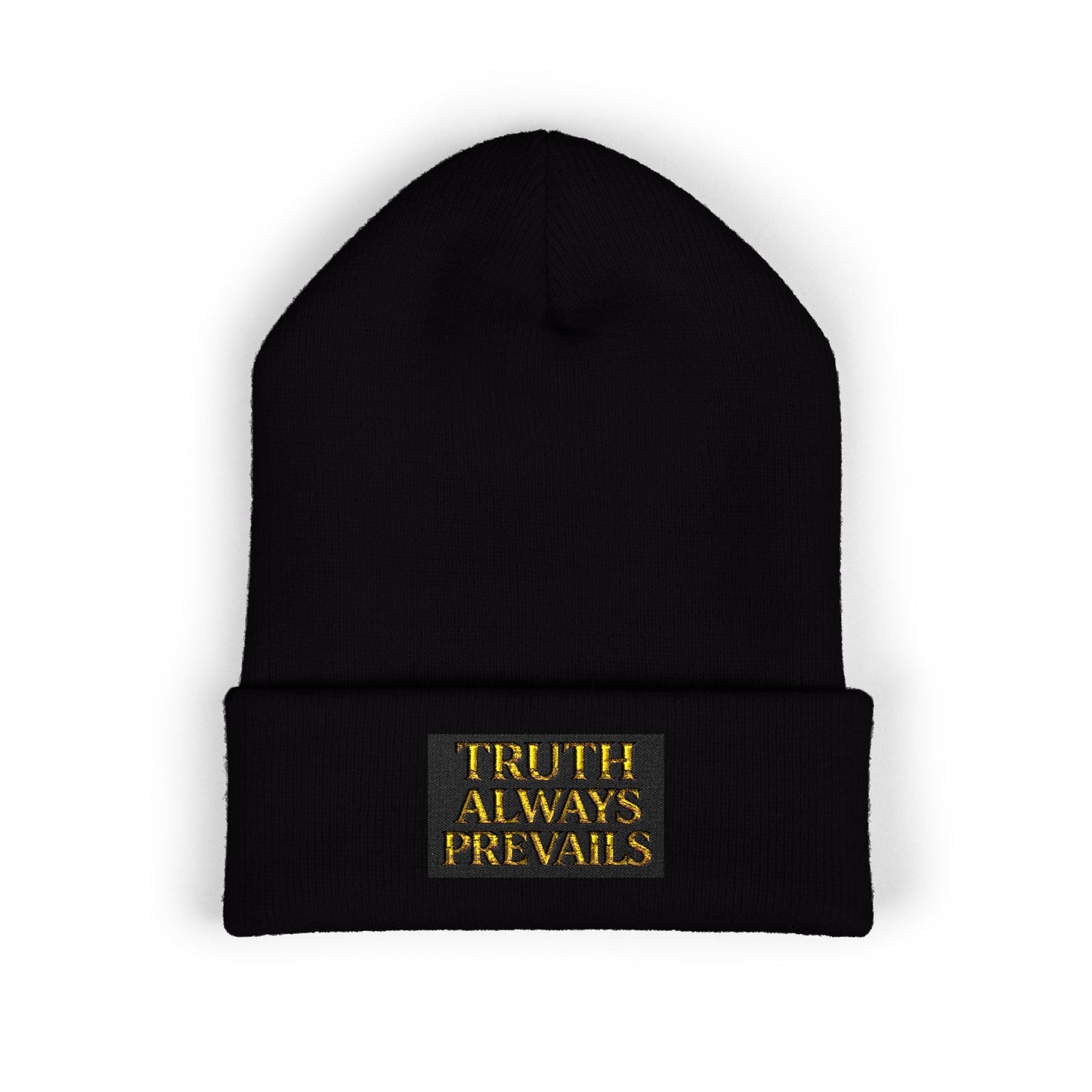 'Truth Always Prevails' Cuffed Beanie