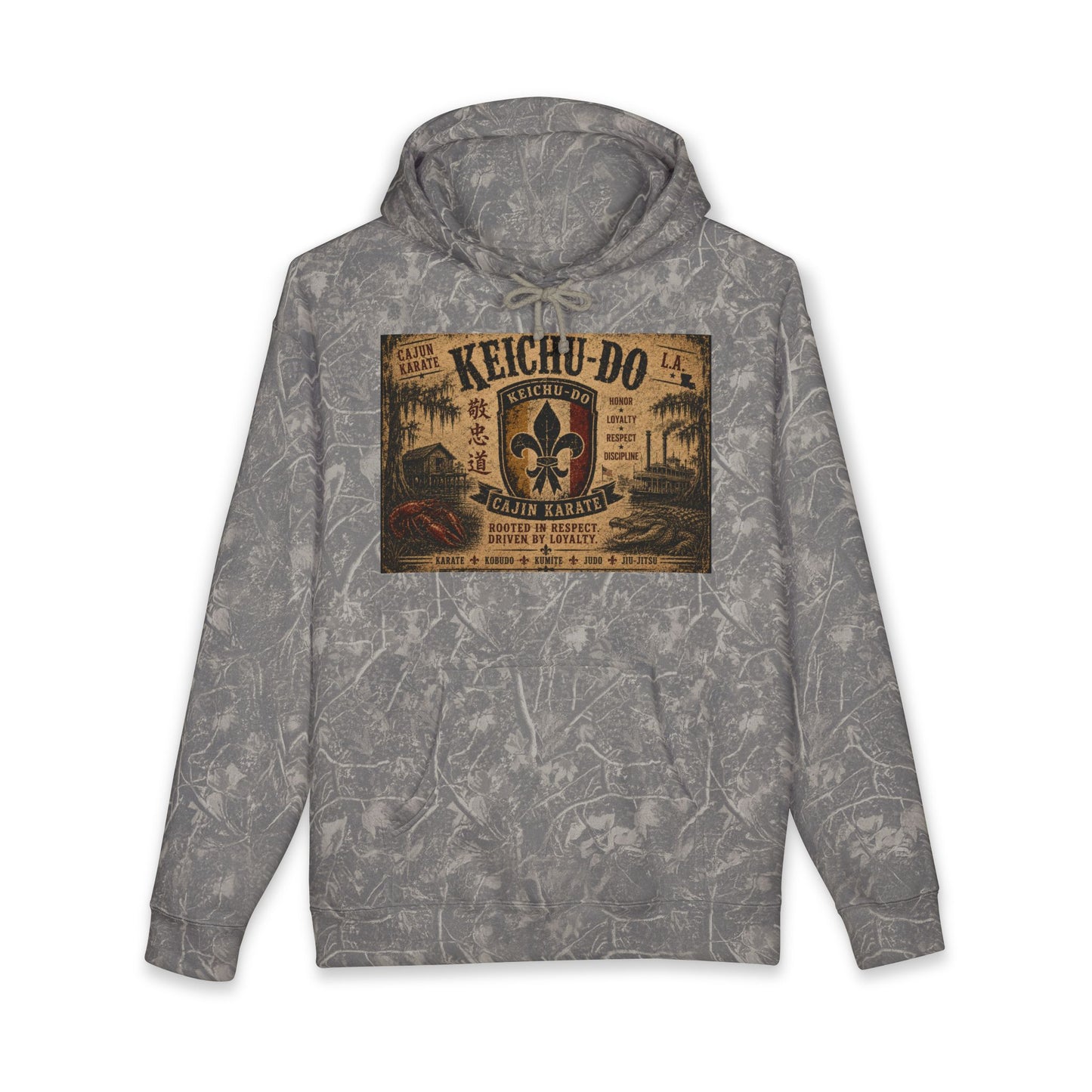 Keichu-Do Cajun Karate Hoodie — Vintage Bayou Martial Arts Streetwear