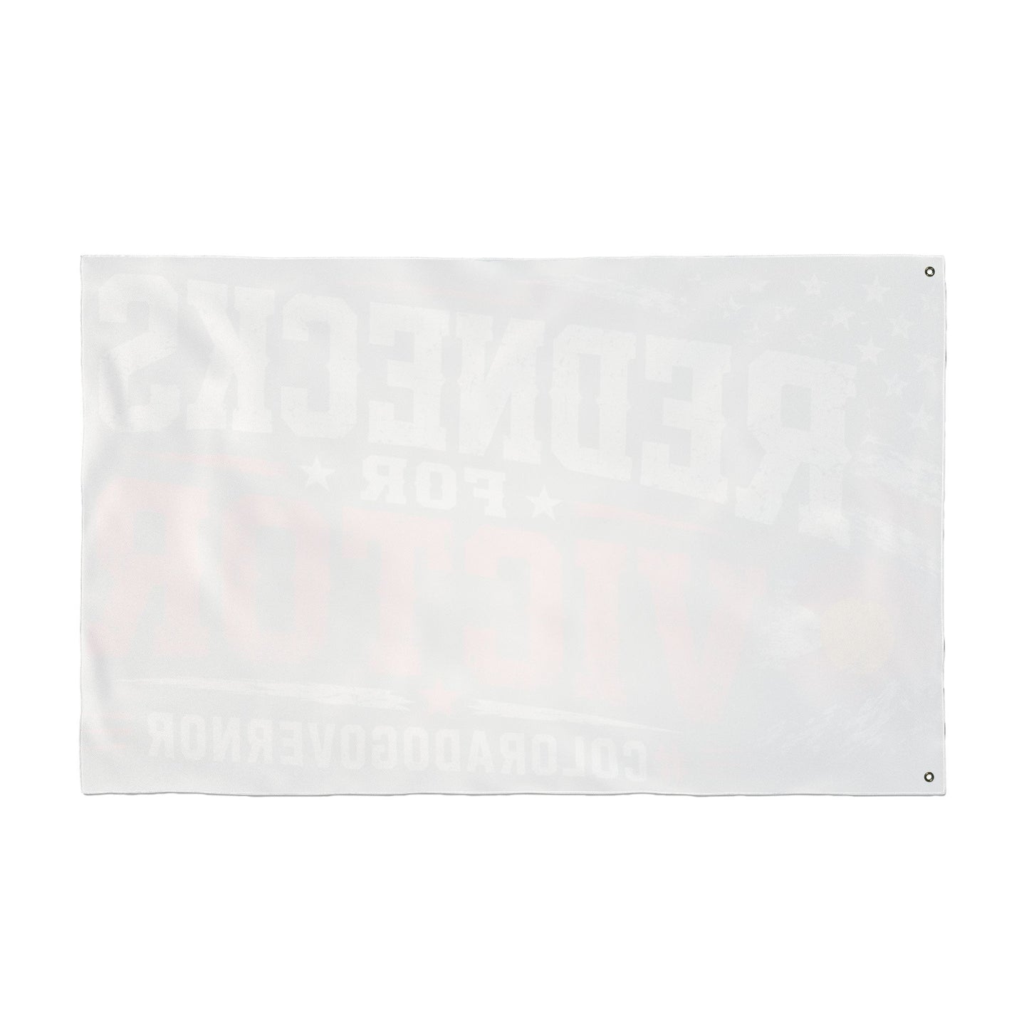 Double-Sided Flag — 'VOTE for VICTOR' Redneck Truck Political Flag