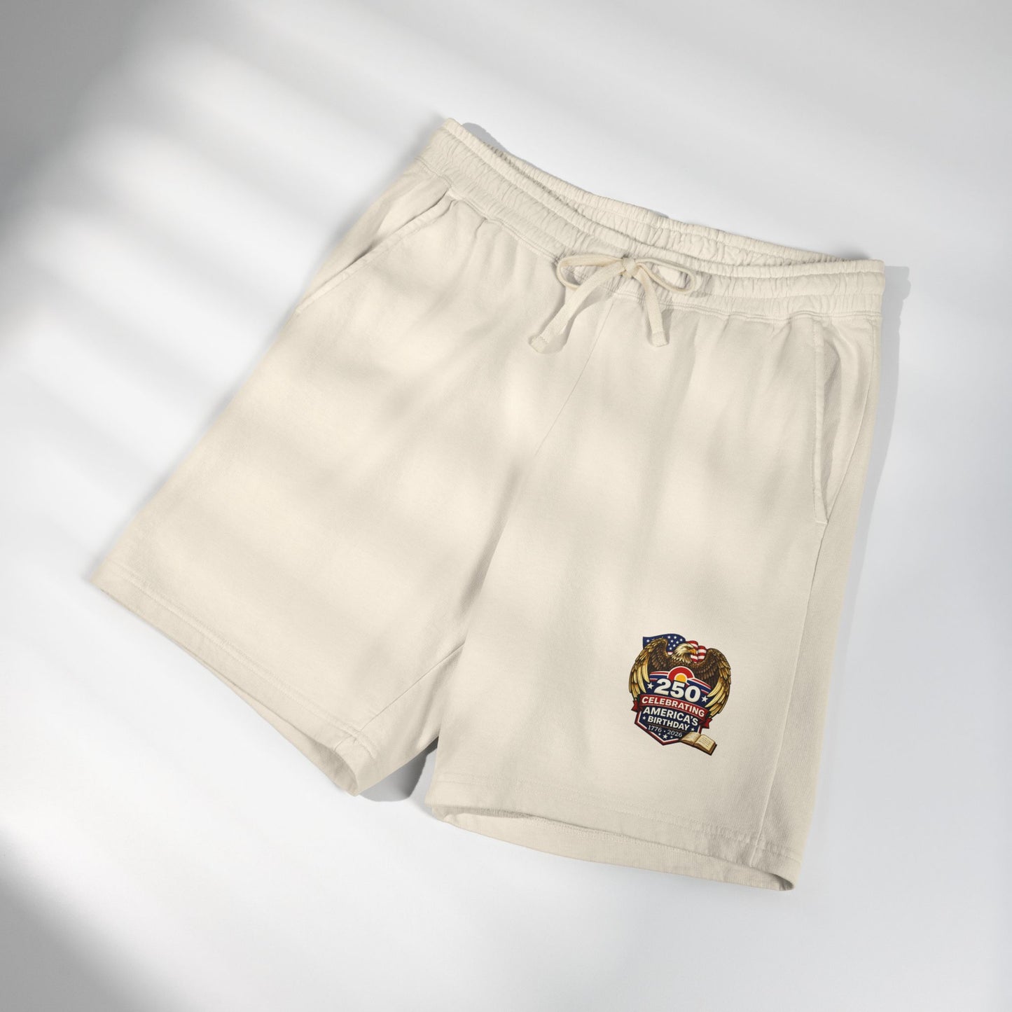 Unisex Garment-Dyed Lightweight Fleece Sweat Shorts
